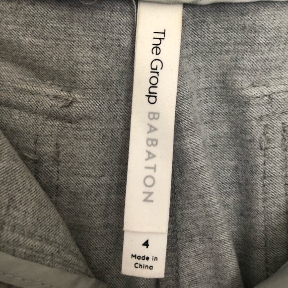 The Group Babaton Summers Pant, light grey, size 4 - Picture 5 of 9